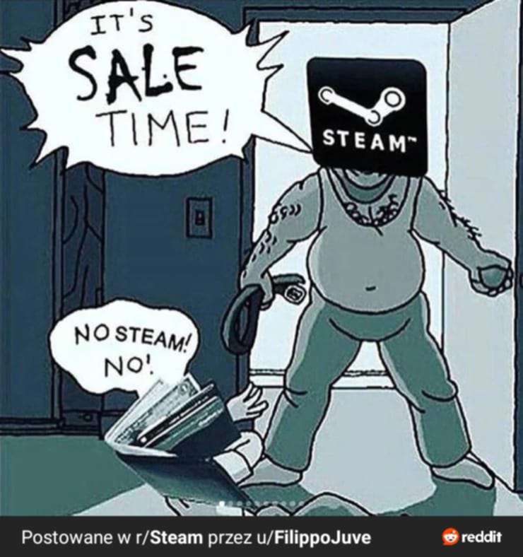 Steam Blank Meme Template