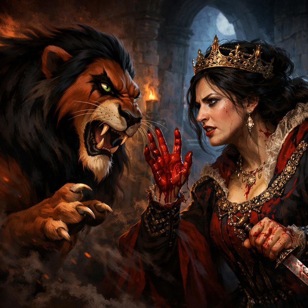 scar lion king vs. lady macbeth Blank Meme Template