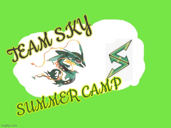 Just a very fast mock up using the imgflip drawing tool but ye anyone interested int the idea? | TEAM SKY; SUMMER CAMP | made w/ Imgflip meme maker