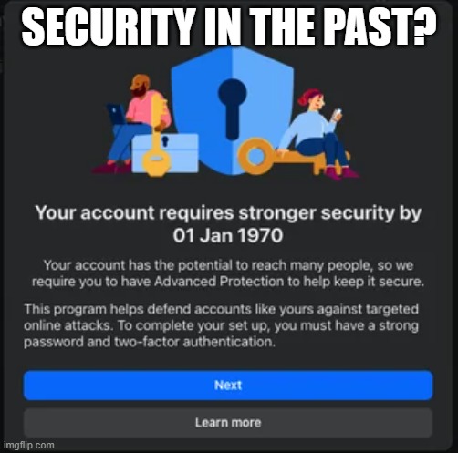 By 1970 | SECURITY IN THE PAST? | image tagged in you had one job | made w/ Imgflip meme maker