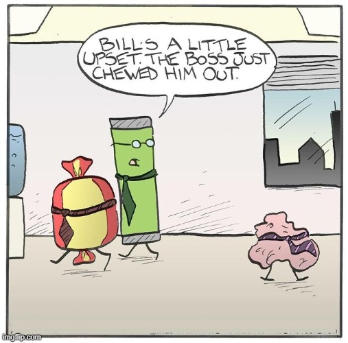 Chewed Out | image tagged in comics | made w/ Imgflip meme maker