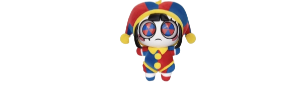 Pomni as Labubu Blank Meme Template