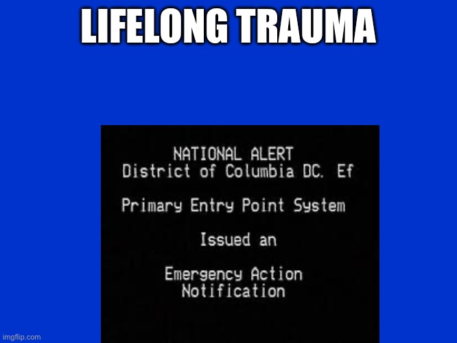 Jeopardy Clue Card/Screen | LIFELONG TRAUMA | image tagged in jeopardy clue card/screen | made w/ Imgflip meme maker