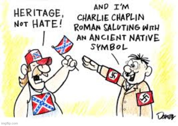 excuses of bigotry | image tagged in nazi,confederate,excuse,racism,antisemitism,cartoon | made w/ Imgflip meme maker