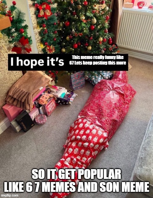 My fun meme | This meme really funny like 67 Lets keep posting this more; SO IT GET POPULAR LIKE 6 7 MEMES AND SON MEME | made w/ Imgflip meme maker