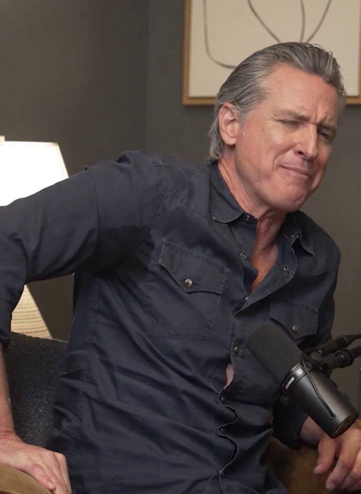 Gavin Newsom Blank Meme Template