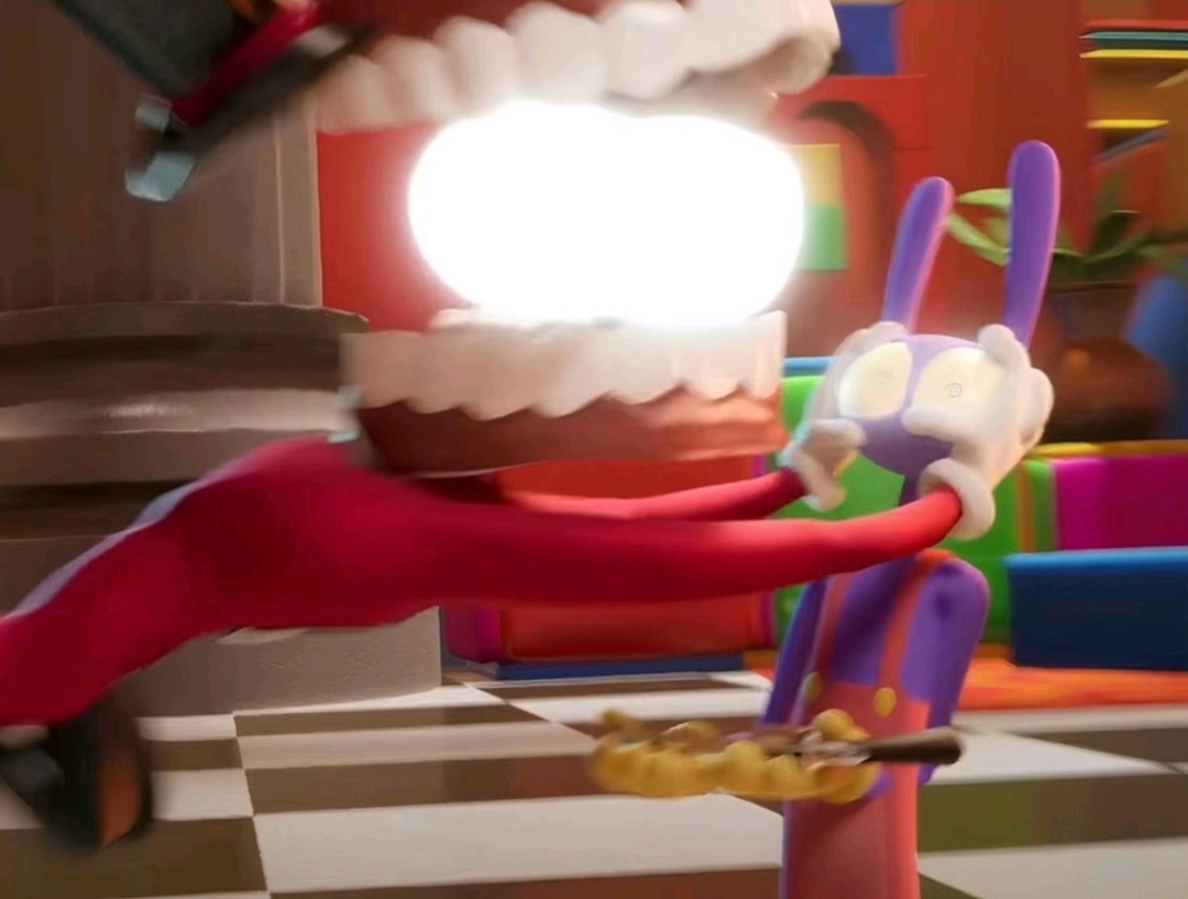 Caine & Jax Mind Upload Blank Meme Template