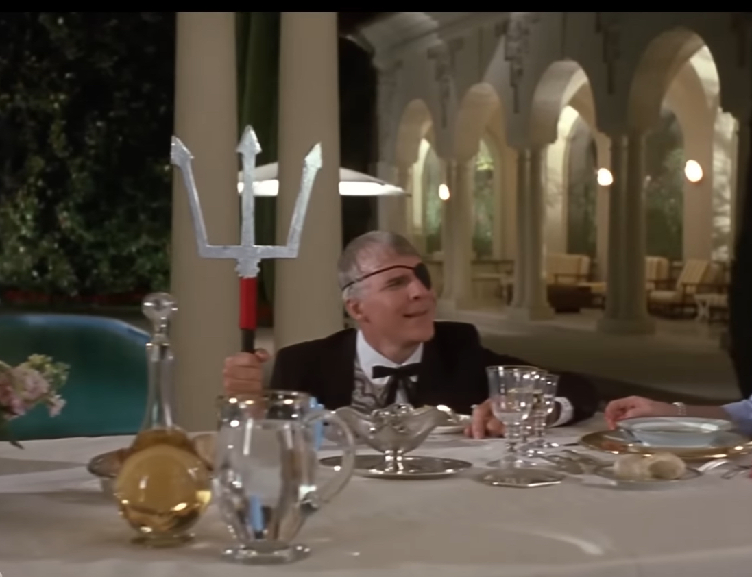 May I take your trident, sir? Blank Meme Template