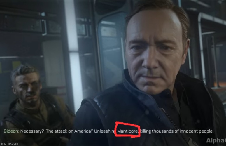 Giving manticore mod, abusing many innocent msmg users | image tagged in manticore,call of duty | made w/ Imgflip meme maker