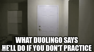?????????? | WHAT DUOLINGO SAYS HE'LL DO IF YOU DON'T PRACTICE | image tagged in gifs,duolingo,aaaaaaaaaaaaaaaaaaaaaaaaaaa,memes,fun | made w/ Imgflip video-to-gif maker