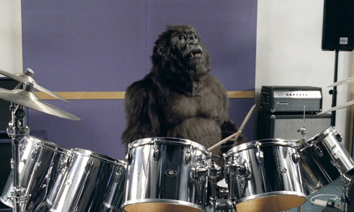 Drum Gorilla Blank Meme Template