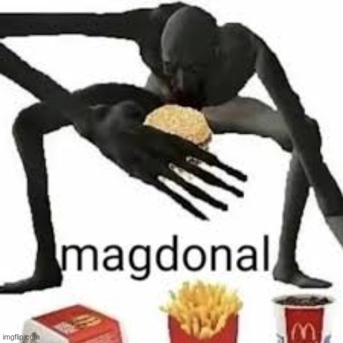 rare footage of scp 096 eating mcdonalds | image tagged in scp,scp meme,why are you reading the tags | made w/ Imgflip meme maker