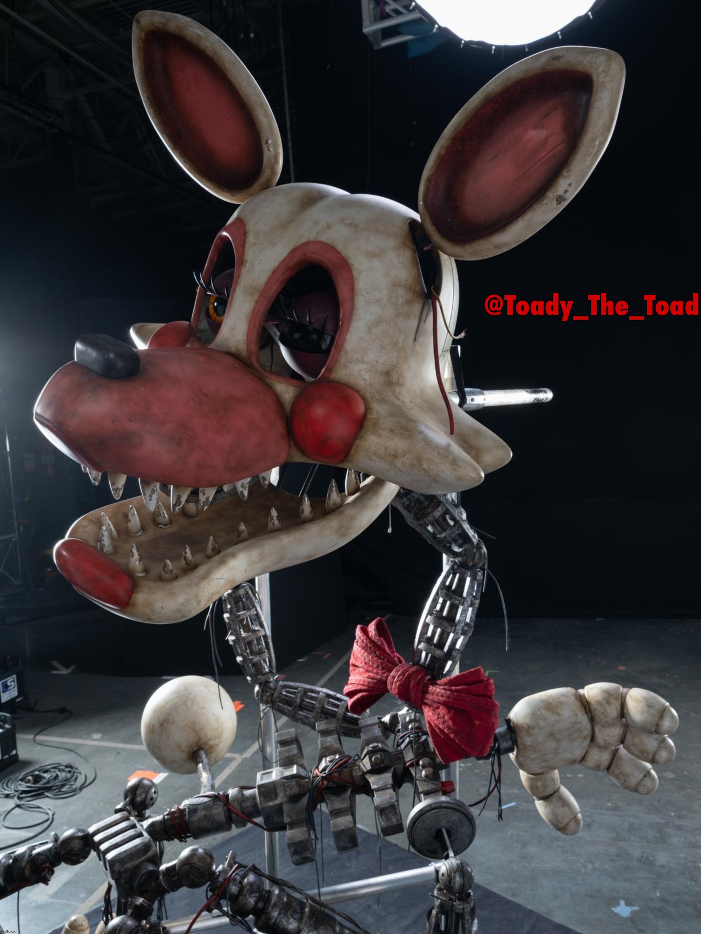 everybody look at what i just got sent from the fnaf movie 2 bts | made w/ Imgflip meme maker