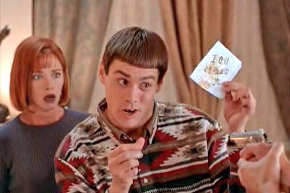 Dumb & Dumber IOU Blank Meme Template