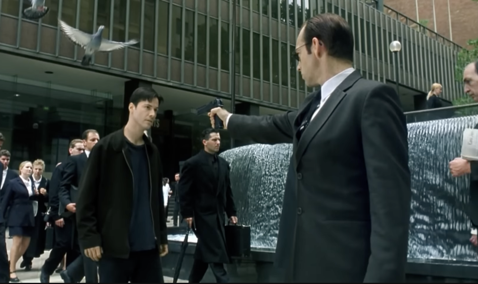 Red dress matrix Blank Meme Template