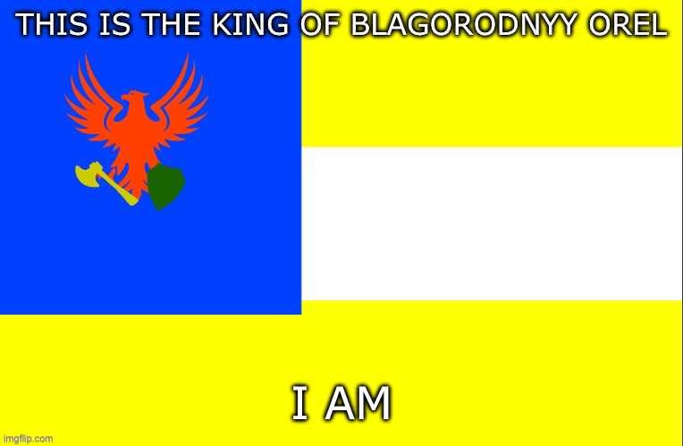 Nobel Eagle Banner | I AM | image tagged in nobel eagle banner | made w/ Imgflip meme maker