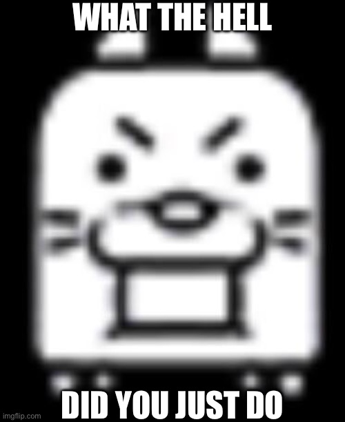 funny doge | WHAT THE HELL; DID YOU JUST DO | image tagged in front facing doge | made w/ Imgflip meme maker