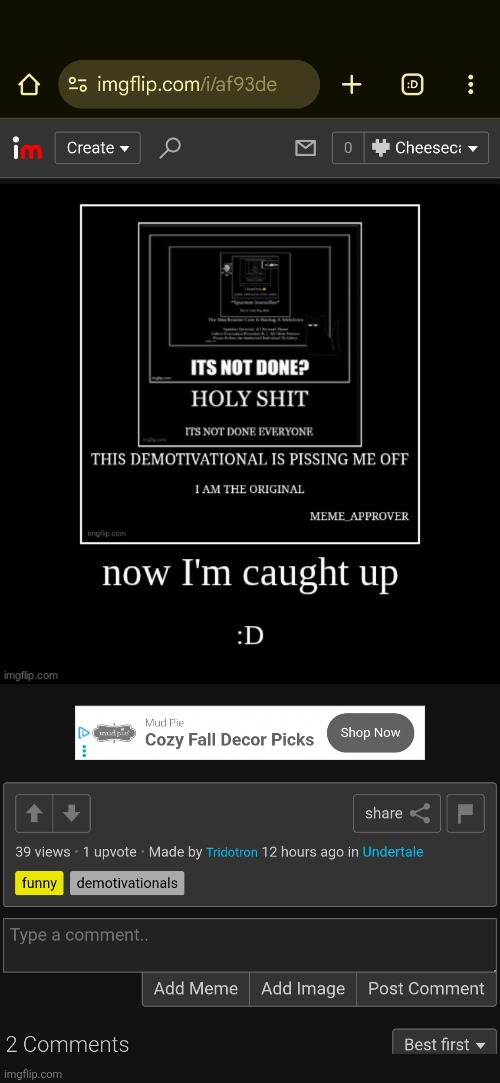 made w/ Imgflip meme maker