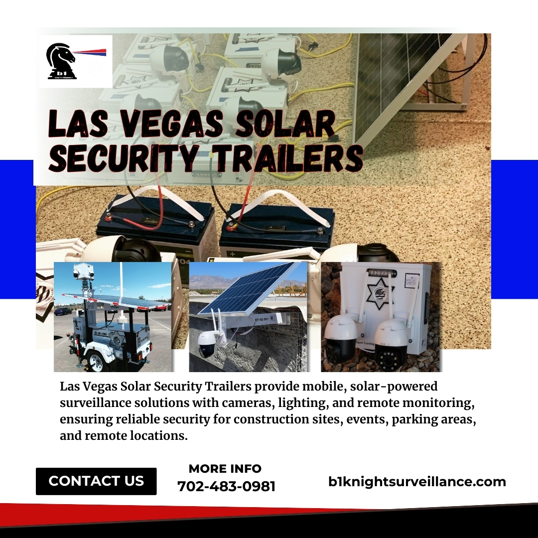 Las Vegas Solar Security Trailers Blank Meme Template