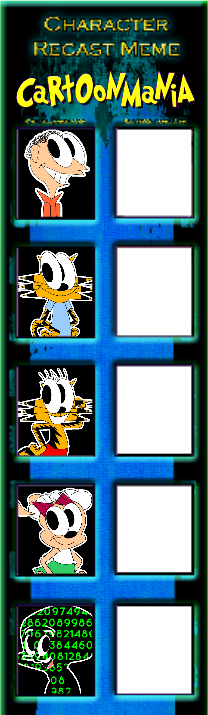 CartoonMania Recast Meme Blank Meme Template
