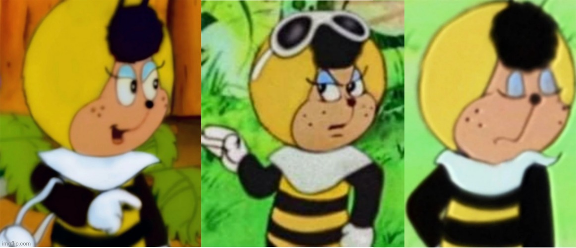 Levallois the evil bee (from Cococinel 1992) | image tagged in cococinel | made w/ Imgflip meme maker