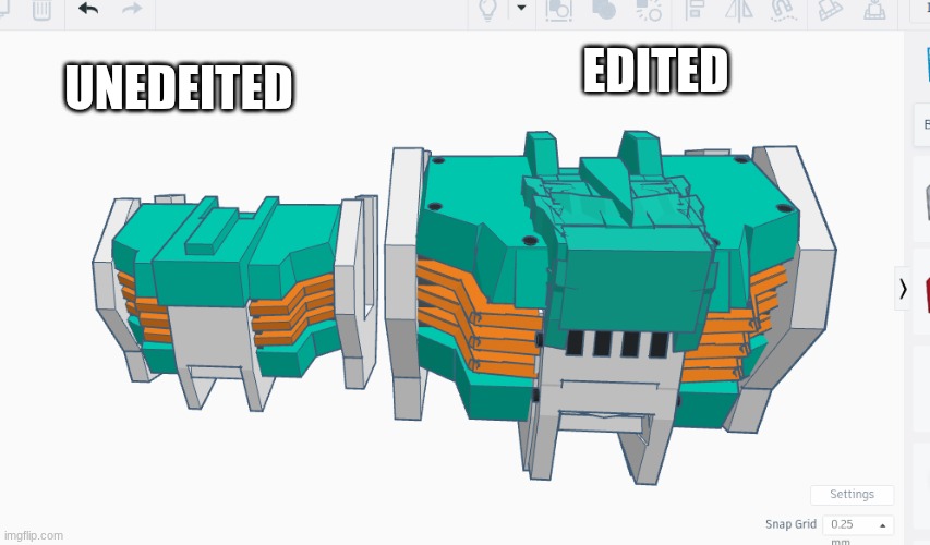 witch is better ? | EDITED; UNEDEITED | made w/ Imgflip meme maker