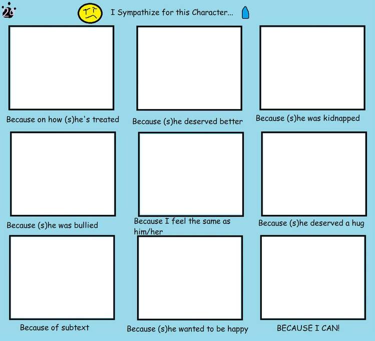 I Sympathize for this character Blank Meme Template