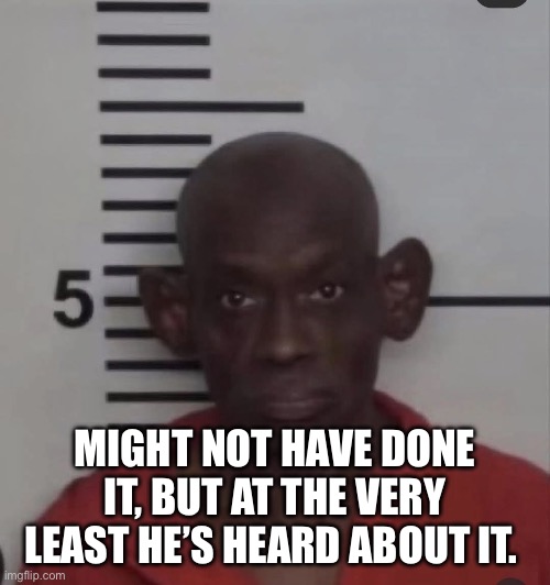I hear everything | MIGHT NOT HAVE DONE IT, BUT AT THE VERY LEAST HE’S HEARD ABOUT IT. | image tagged in lend me an ear,big ears,sarcasm cowboy,criminal minds,jail,guilty | made w/ Imgflip meme maker
