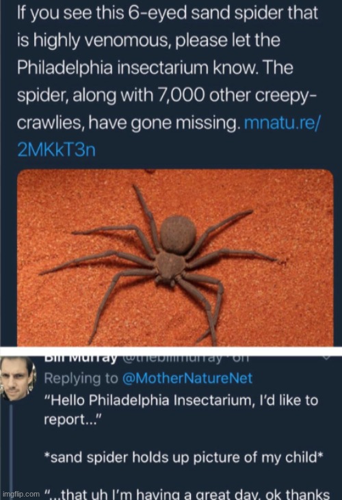 image tagged in spiber | made w/ Imgflip meme maker