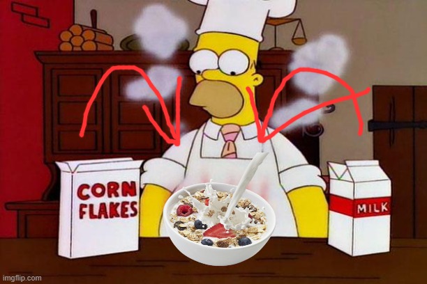 A bowl of a cereal | image tagged in cooking | made w/ Imgflip meme maker