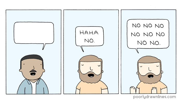 HaHA NO Blank Meme Template