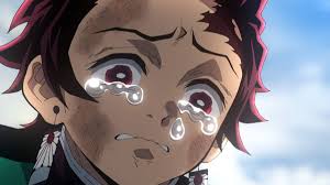 Tanjiro crying Blank Meme Template