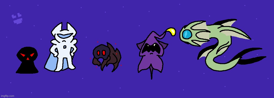 Some alien creatures I drew | made w/ Imgflip meme maker