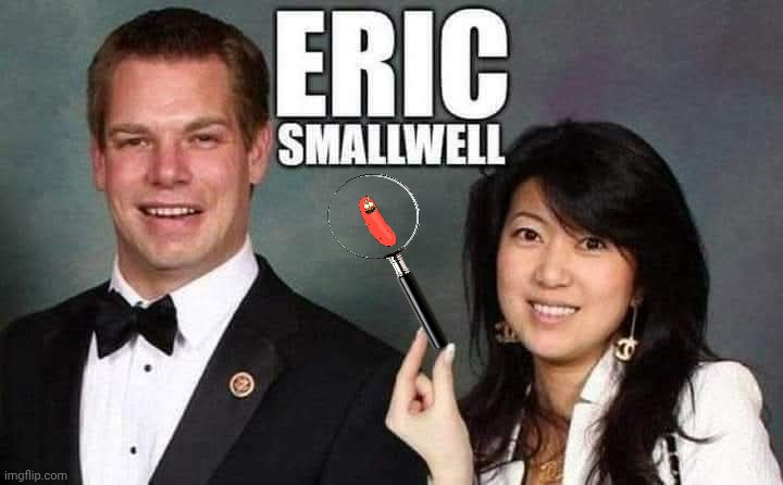 Eric Swalwell is small Blank Meme Template