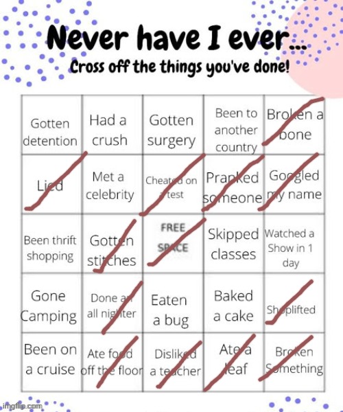never have i ever o | image tagged in never have i ever o | made w/ Imgflip meme maker