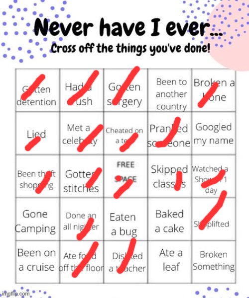 One life to live ahh | image tagged in never have i ever o | made w/ Imgflip meme maker