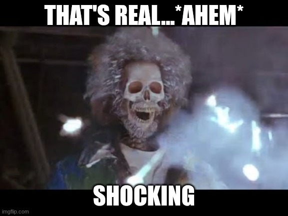 Home alone electric | THAT'S REAL...*AHEM* SHOCKING | image tagged in home alone electric | made w/ Imgflip meme maker