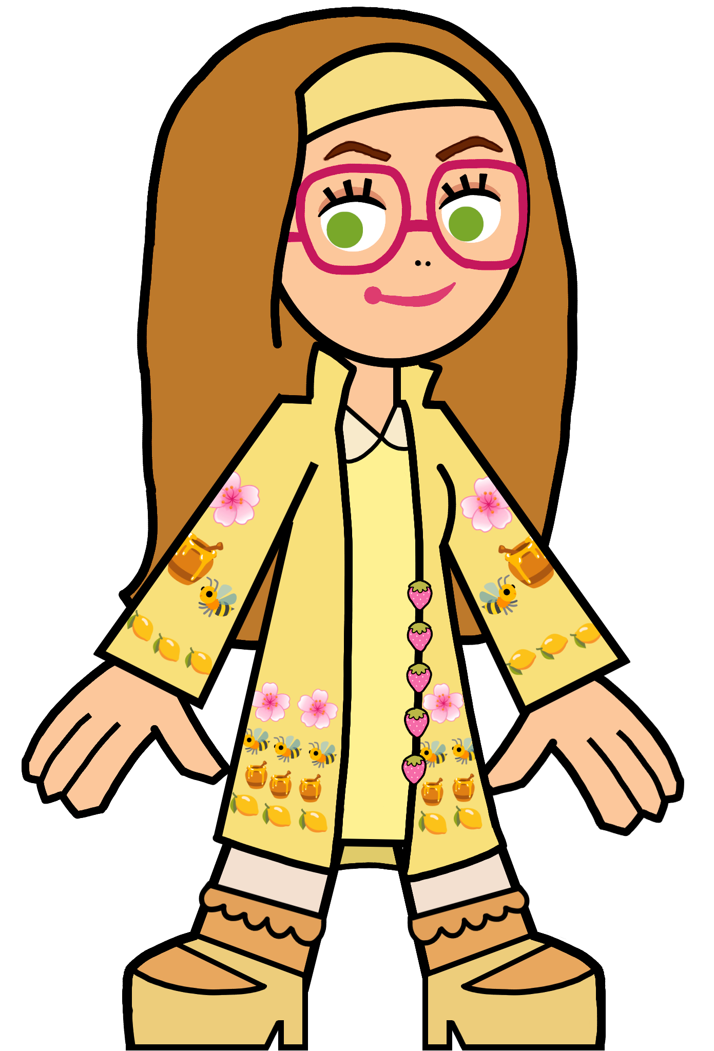 Honey Lemon in Hero 108 Style Blank Meme Template