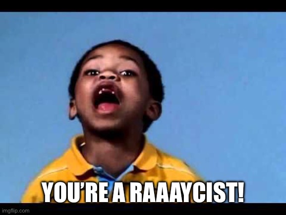 That's racist 2 | YOU’RE A RAAAYCIST! | image tagged in that's racist 2 | made w/ Imgflip meme maker