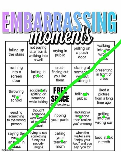 Push me down the stairs, doc | image tagged in embarassing bingo | made w/ Imgflip meme maker