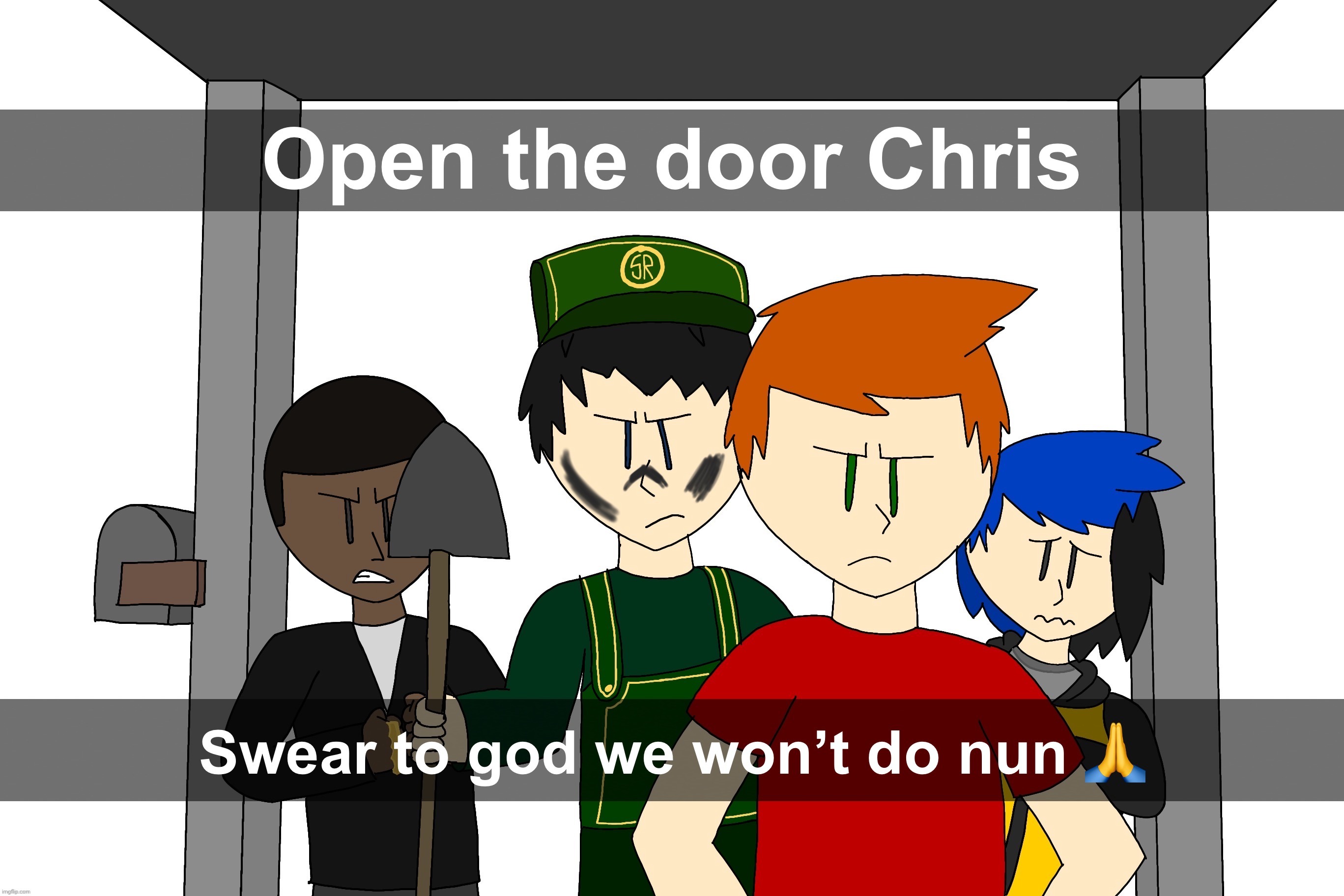 POV: You're Chris' doorbell camera (except I remastered it) | made w/ Imgflip meme maker