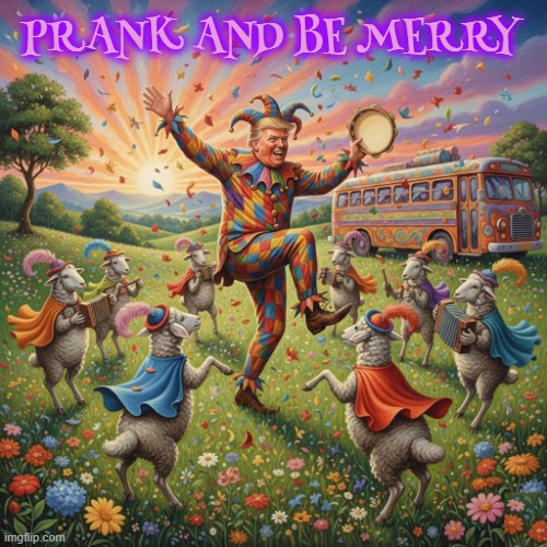 Prank & be Merry | PRANK AND BE MERRY | image tagged in prank and be merry,merry prankers,trump,maga,joke,fairy tales | made w/ Imgflip meme maker