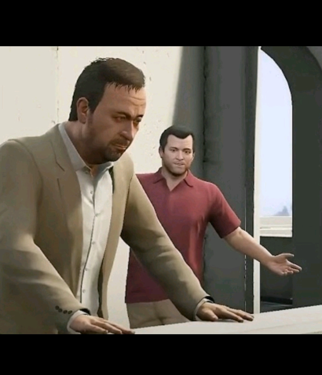 Michael and Davey Blank Meme Template