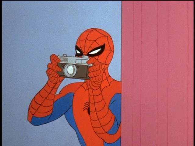 Spiderman Camera Blank Meme Template