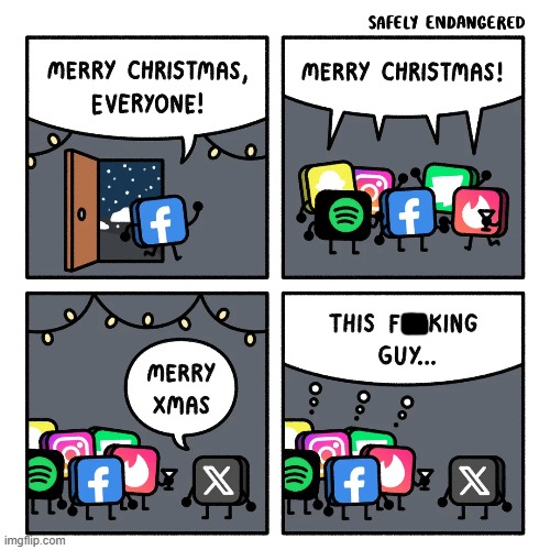 image tagged in social media,christmas,merry christmas,twitter,x,xmas | made w/ Imgflip meme maker