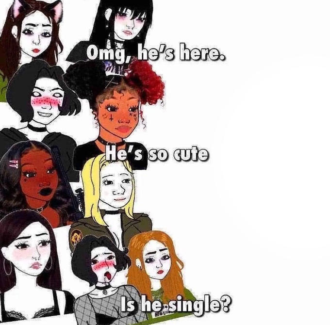 He’s so cute Blank Meme Template