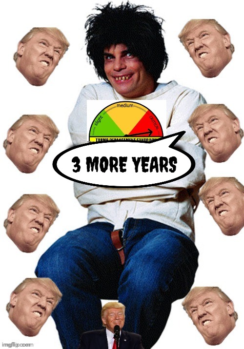 TDS sufferer | 3 MORE YEARS | image tagged in tds sufferer | made w/ Imgflip meme maker