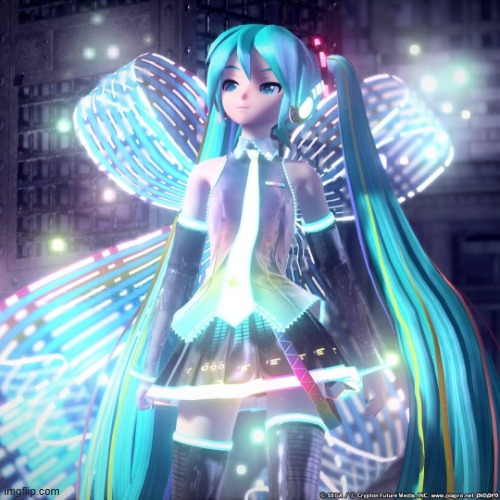 image tagged in hatsune miku | made w/ Imgflip meme maker