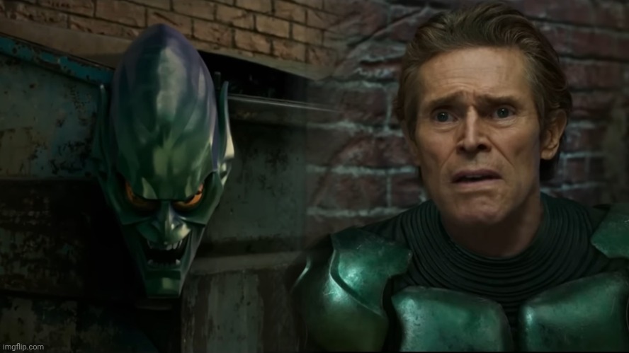 Green Goblin Mask Calling To Me | image tagged in green goblin mask calling to me | made w/ Imgflip meme maker