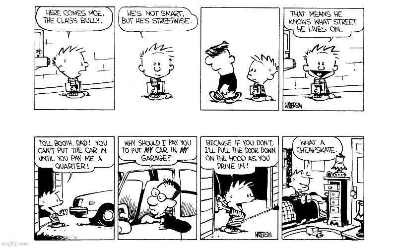 image tagged in calvin and hobbes,comics | made w/ Imgflip meme maker